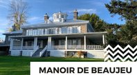 Façade du Manoir De Beaujeu donnant sur le fleuve St-Laurent