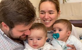 Un matrimonio, gemelos y una historia de incertidumbres, amistades y mucha fe en Dios.