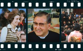 Cuatro encuentros del fundador del Opus dei en Barcelona, Buenos Aires, Lima y São Paulo en 1972 y 1974 durante sus viajes de catequesis por España y América.