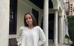 Elena Rodríguez, en el Colegio Mayor Alsajara