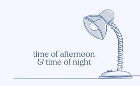 A lamp. Cover for "The Silence of a Contemplative Soul: The Time of Afternoon and Night"