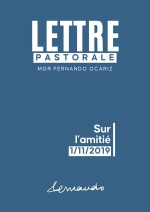Lettre du Prélat (1-XI-2019) | sur l'amitié