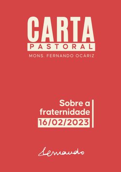 Carta do prelado do Opus Dei sobre a fraternidade