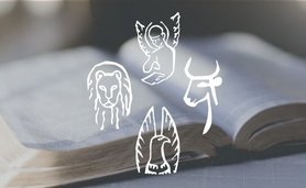 Cada uno de los cuatro evangelios, en audio ordenados por capítulos para rezar y buscar citas fácilmente.
